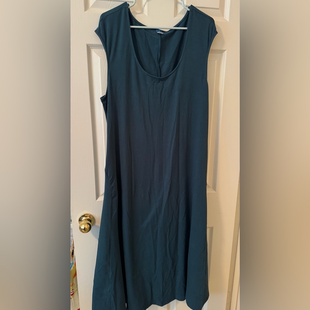 NWT Old Navy Women's Maxi Dress - Dark Teal-XL